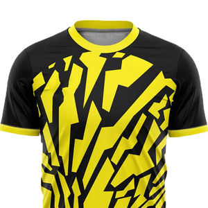 Uniformes de football SMART SHINE ENTERPRISES de haute qualité en gros, nouveau modèle de saison, sublimation intégrale, respirant, col en V, pour adultes - Product Image 6