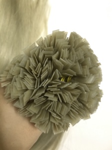 Extensiones de Cabello Remy con Queratina Adhesiva de Punta Plana al por Mayor, Servicio OEM/ODM de Vietnam, Cabello Humano Vietnamita de Alta Calidad Doble - Product Image 1