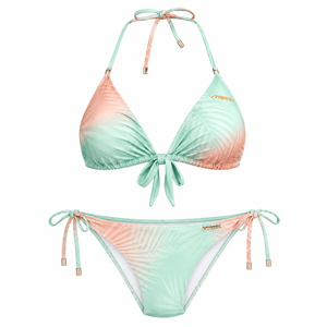 New Summer Women's <b>Sexy</b> Push up Bandeau 2 Piece High Waisted Solid Quick Dry Seamless Front Logo <b>Bikini</b> <b>Set</b> - Product Image 1