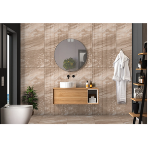 TONEWORK TIANTA BROWN – Baldosas Vitrificadas Digitales Dobles con Aspecto de Piedra Marrón Premium 600x1200mm Acabado Mate para Piso y Pared - Product Image 2