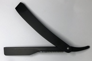 มีดโกนหนวดตรงแบบมืออาชีพ ทำจากสแตนเลส พร้อมด้ามจับเหล็ก - Product Image 3