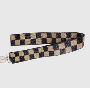 Sangle de sac brodée sur mesure, faite main, perlée, de créateur, et lanière d'épaule tendance à prix abordable - Product Image 6