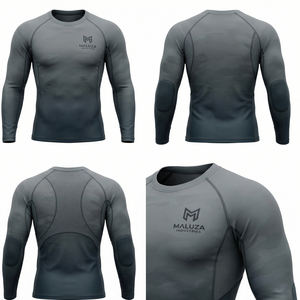 Camiseta de Manga Larga Transpirable de Compresión Titan Shield para Hombre, para Gimnasio, Entrenamiento Táctico, Rendimiento, MALUZA Industries Performance EdgeX - Product Image 6