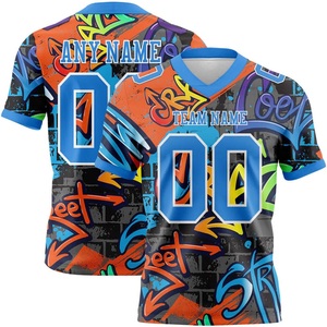 Camiseta Deportiva de Fútbol Americano con Impresión por Transferencia de Calor para Entrenamiento y Partidos - Product Image 4