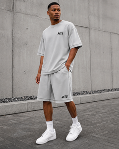 Achetez des ensembles courts pour hommes Rits Enterprises à prix avantageux, mode estivale, deux pièces, décontractés, à porter tous les jours, respirants, 100% coton jersey 200g - Product Image 4