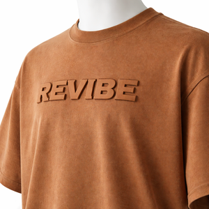 Camiseta de algodón con relieve para hombre, diseño con patrón en relieve, ropa informal de manga corta, camiseta con detalle en relieve para hombre - Product Image 5