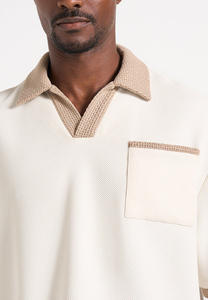Men's for T-<b>Shirt</b> Soft Touch Knitted Short Sleeve Casual Collared Top Summer Outdoor Sports Daily Wear <b>Black</b> Classic - Product Image 6