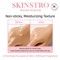 Ampoule Booster SKINSTRO 30ml PDRN Peptide Hyaluronate Sérum Hydratant pour le Visage