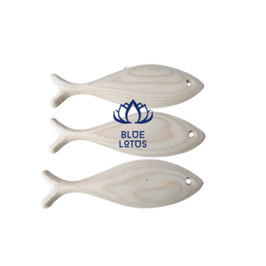 Décoration Murale Tendance en Bois Motif Poisson Style Art Déco Légère et Écologique pour l'Intérieur, Cadeau Idéal pour Baby Shower et Anniversaire - Product Image 4