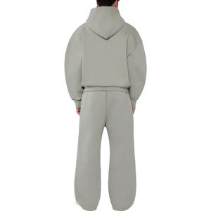 SMART SHINE ENTERPRISES Chándal Deportivo Casual de Invierno para Hombre, 100% Algodón, Ligero, Transpirable, Cuello Alto, Cierre con Cordón - Product Image 3
