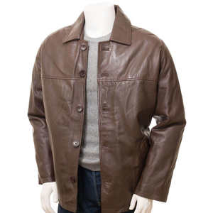 Fashionable Genuine Leather Canvas <b>Jacket</b> for Men OEM Wholesale Custom Design Comfortable Stylish Casual Street Winter High - Product Image 1