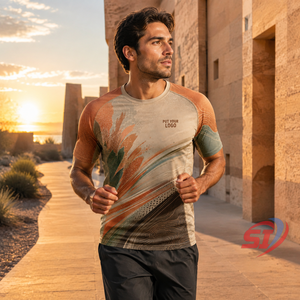 Camiseta de Maratón sin Mangas Personalizable para Hombre con Tela de Secado Rápido y Diseño Sublimado a Medida - Product Image 6