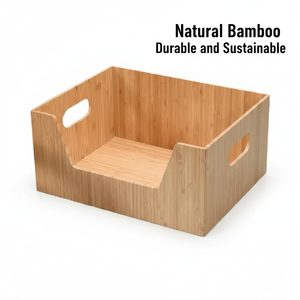 Boîtes de rangement rectangulaires en bambou écologiques 1-3L, étanches, classiques, pour la maison, la cuisine, la salle de bain, vente en gros - Product Image 5