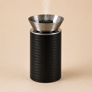 Quemador de incienso tradicional envuelto en tela con estampado de espadas de palma, cuenco metálico, soporte para Oud Bakhoor, quemador de carbón al por mayor - Product Image 5