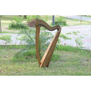Harpe à levier en bois massif artisanale |   Harpe celtique portable pour la scène et l'usage domestique - Product Image 1