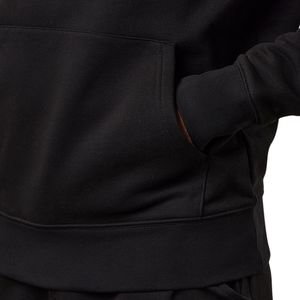 Sudadera con capucha de forro polar negro para hombre, informal, de manga larga, para gimnasio, ropa deportiva, estilo urbano, a la moda - Product Image 5