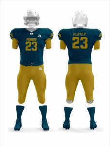 100% Polyester Team American Football Uniform Unique Design Solid Color Lightweight American Football Uniforms For Adults - Product Image 2