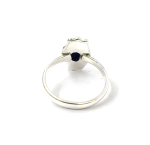 Natural <b>Lapis</b> <b>Lazuli</b> <b>Ring</b> in 925 Sterling Silver – Vintage Inspired Everyday Wear Fine Jewelry - Product Image 4
