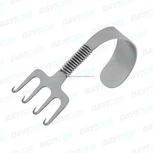 Écarteur cutané Gorney Rake en acier inoxydable pour chirurgie plastique, écarteur de plaie à 4 branches, instrument chirurgical - Product Image 4