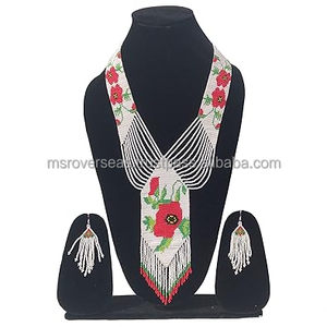 High-Grade Fashion Necklace Natural Stone <b>Beaded</b> Gold Plated <b>Laminated</b> Irregular Collar Bone Chain Fashion Jewelry <b>for</b> Women - Product Image 2