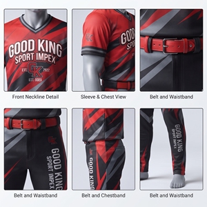 Uniforme de Béisbol Sublimado Personalizado, Conjunto de Camiseta y Pantalones para Hombre, Fabricante de Ropa Deportiva con Logotipo Personalizado OEM, Venta al Por Mayor - Product Image 4