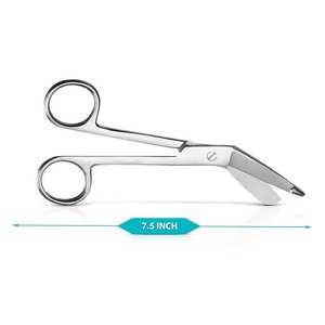 Tijeras para vendajes Dentavex de acero, ligeras, con diseño de agarre cómodo, para kits de emergencia y uso en cirugía general, afiladas, con certificación CE - Product Image 1