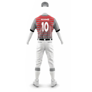 Ensemble d'uniformes de baseball de haute qualité, personnalisables avec logo d'équipe, couleur sur mesure, design par sublimation, fabrication OEM. - Product Image 2