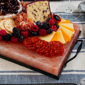 Wholesale Refined Himalayan Salt Round Cooking Slab <b>Plates</b> and Block Tray BBQ Grill <b>Rack</b> with Premium Box Packaging - Product Image 3