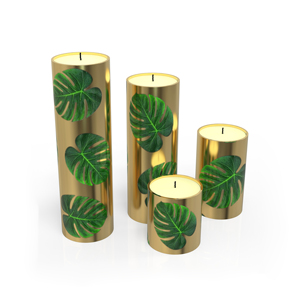 Modern <b>Black</b> <b>Candlestick</b> Holder Set with Tapered Base for Home Decoration - Product Image 6