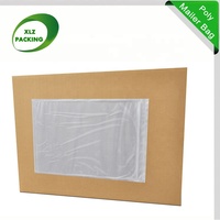 Pochettes transparentes, lot de 100 pièces, blanches, adhésives, en plastique, pour emballage, enveloppe antidérapante, Dhl