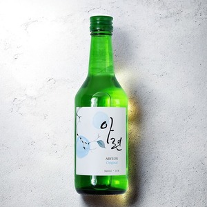 [So1ne Company] Liqueur spiritueuse coréenne aromatisée aux fruits 360ml, bouteille verte filtrée au charbon de bambou ARYEON Soju - Product Image 3