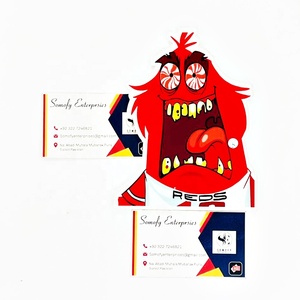 Boîte à cils rectangulaire en acrylique Somofy Enterprises, outil de beauté, design monstre rouge, conteneur de rangement pour extensions de cils, portable - Product Image 1
