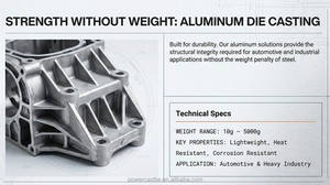 Componentes de cuerpo de válvula reguladora de gas industrial de fundición a presión de aluminio personalizados - Product Image 2