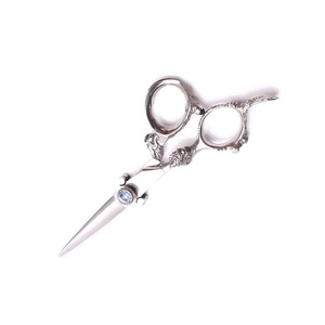 Ciseaux de barbier TWEEZEX INTERNATIONAL en acier inoxydable personnalisés, logo sur mesure, 6 pouces, pointe arrondie, pour droitiers, modèle sans dents - Product Image 6