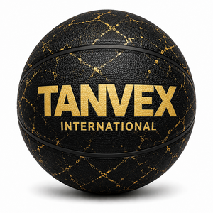 Ballon de basketball TANVEX INTERNATIONAL, taille personnalisée, revêtement en PVC, chambre à air en caoutchouc naturel, durable, écologique, 600-650g TI-BB-0005 - Product Image 3