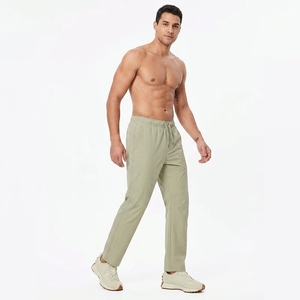 Custom Lightweight Nylon <b>Spandex</b> Mens Track <b>Pants</b> Athletic Quick Dry Waterproof Running <b>Pants</b> Elastic Waist Casual Joggers - Product Image 3