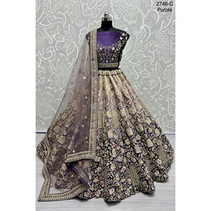 Colecciones de Vestidos de Novia de Terciopelo Indio Fabzone FZBELLA con Trabajo Zarkhan - Product Image 3