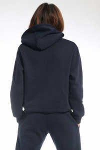 เสื้อฮู้ดดี้ผ้าฝ้าย 100% สกรีนโลโก้ตามสั่ง ขายส่ง สีพื้น แขนยาว สำหรับผู้หญิง คุณภาพสูง - Product Image 2