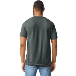 T-shirt en coton pour homme, manches courtes, col rond, classique, uni, décontracté, doux, respirant, confortable pour la maison et le bureau - Product Image 2