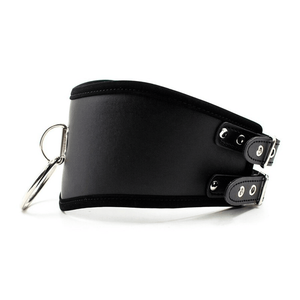 BDSM Bondage Kit nero per le donne include colletto collo di ritenuta Set Love Slave mano polsini intimo accessori - Product Image 5