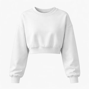 Sweat-shirt court élégant pour femme en gros - Fournisseur OEM de sweats tendance en gros - Product Image 1