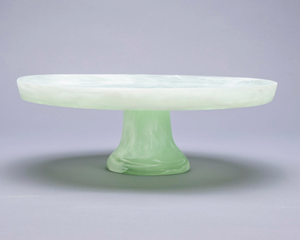 Resin Eco-Friendly Dishwasher Safe Cake Stand Handmade Dessert Platter Decorative Serving <b>Tray</b> for Wedding Party Restaurant - Product Image 5