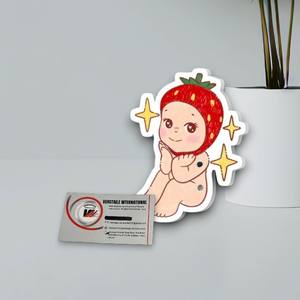 Tuiles à cils en acrylique personnalisées, magnétiques, motif fraise, Sonny Angel, cœur diamant, carré, fleur, multifonctionnelles, écologiques - Product Image 6