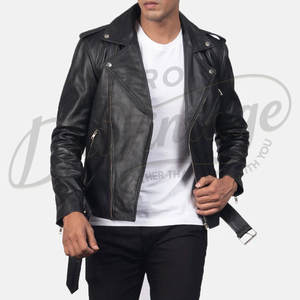 Blouson aviateur en cuir marron clair pour homme avec col en fourrure de gingembre, manteau d'hiver en peau de mouton véritable, doublure polaire chaude - Product Image 5