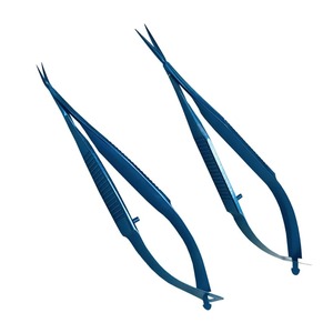 กรรไกรตัดไมโครแบบแมนนวล รุ่นพรีเมียม TC Castroviejo ขนาด 12 ซม. ใบมีดทังสเตนคาร์ไบด์ สแตนเลสเกรดสูง ได้รับการรับรองมาตรฐาน CE คุณภาพเยี่ยม - Product Image 3