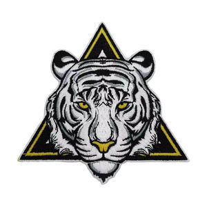 High Quality Custom Logo Embroidered Varsity Lady Patches <b>Iron</b> On Badge for Jackets Hoodies Hats Bags Wholesale OEM - Product Image 4