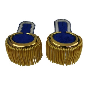 Insignia de Encaje Bordado de Lujo de Calidad Premium al por Mayor, Personalizada con Gancho y Bucle, para Uniformes de Piloto y Accesorios de Comerciante - Product Image 1