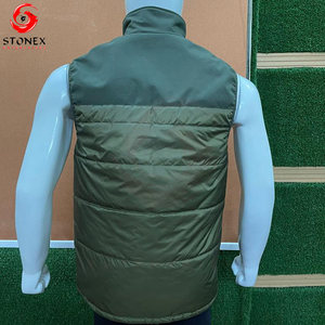 เสื้อกั๊กพัฟเฟอร์แบบไม่มีแขนสำหรับทุกเพศ ผลิตจากใยโพลีเอสเตอร์แบบกำหนดเอง กันน้ำ เป็นมิตรกับสิ่งแวดล้อม คุณภาพสูง สำหรับฤดูหนาว พร้อมโลโก้ที่ปรับแต่งได้ - Product Image 2