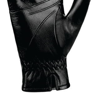 Men's Luxury Outdoor Driving Touchscreen Winter <b>Warm</b> Soft Casual Black Sheepskin Leather Plain <b>Gloves</b> - Product Image 4
