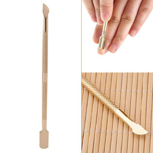 Pousse-cuticules professionnel haut de gamme en acier inoxydable, carré angulaire, personnalisé, pour manucure et pédicure, soin des ongles, beauté - Product Image 6
